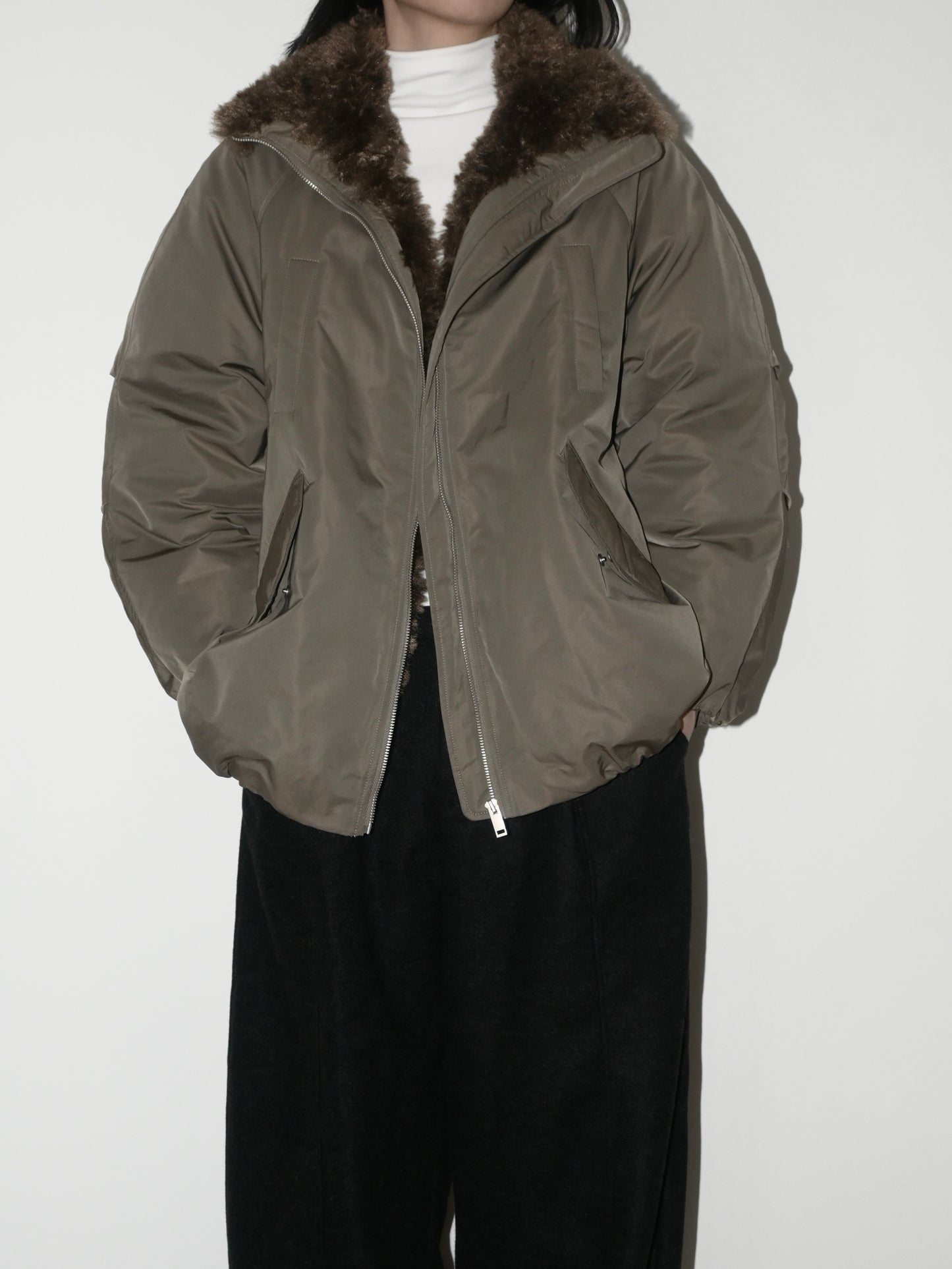 Faux-Fur-Trim Down Parka