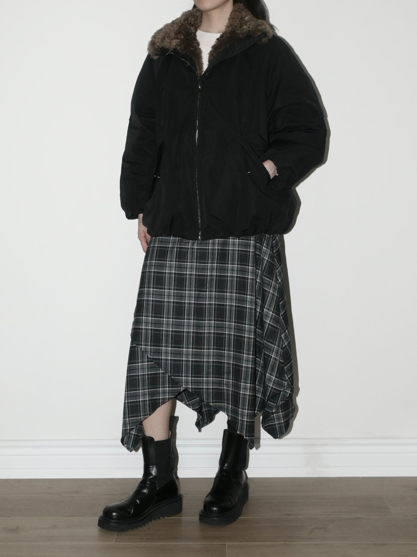 Faux-Fur-Trim Down Parka