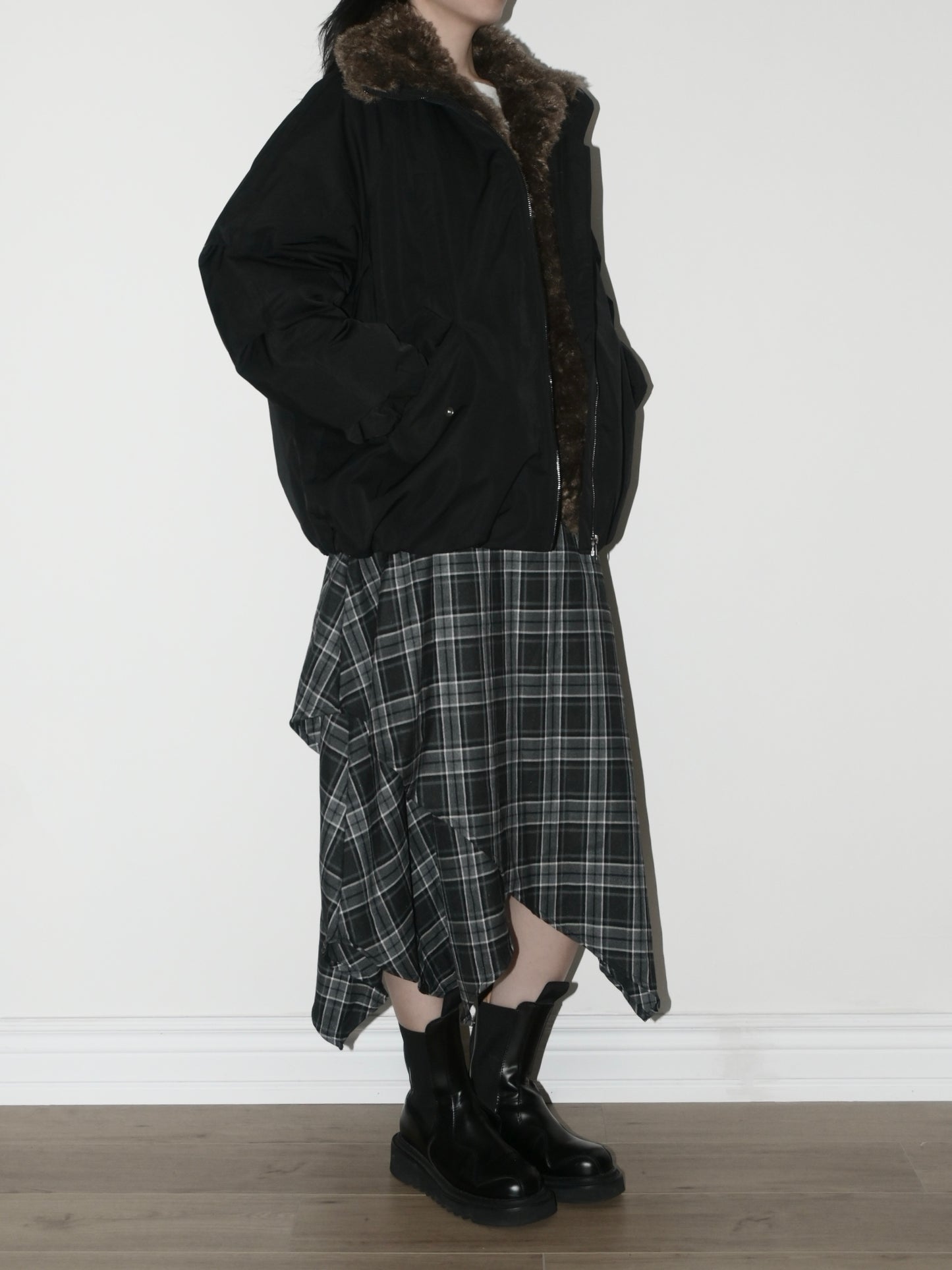 Faux-Fur-Trim Down Parka