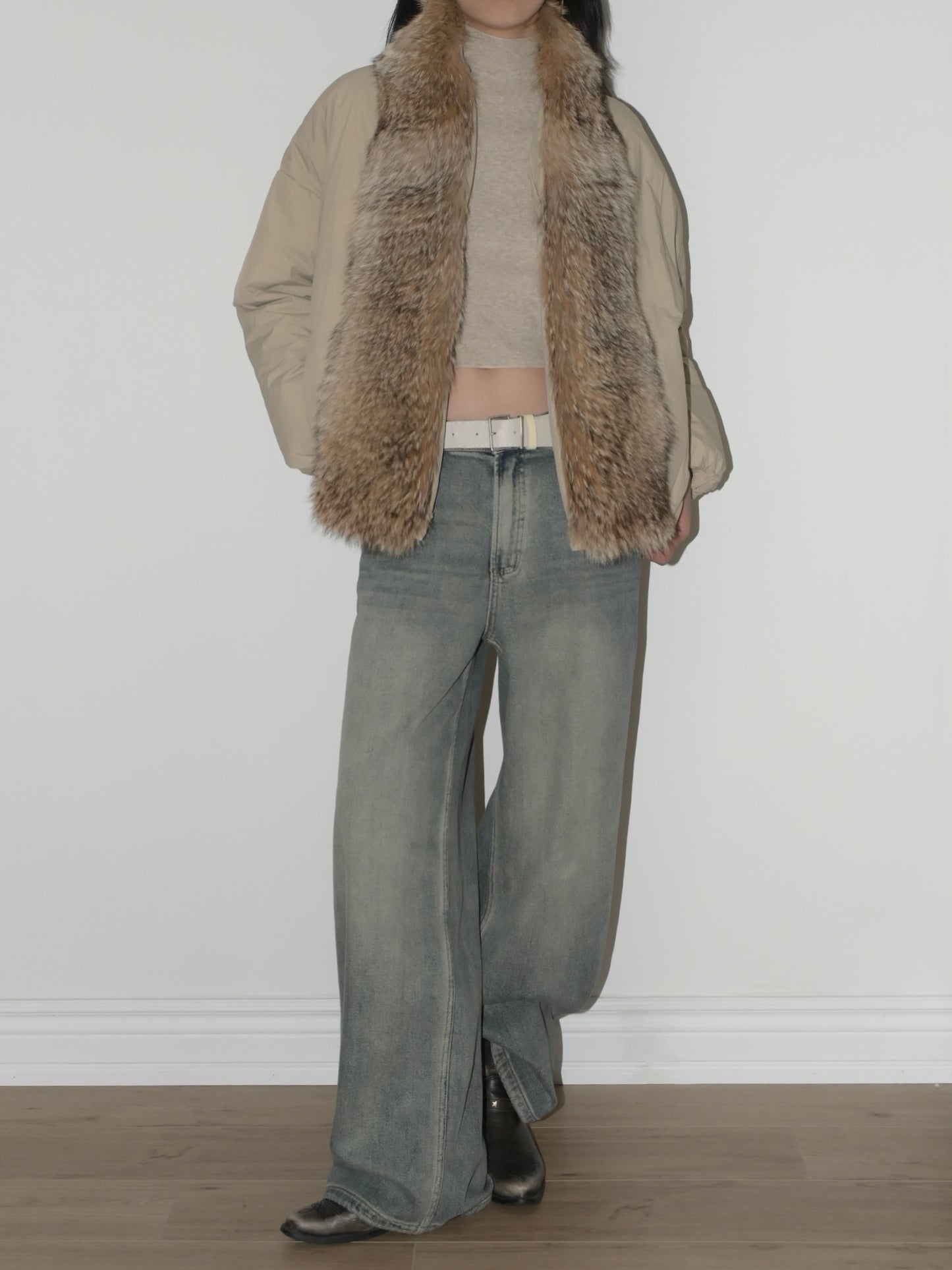 Coyote Trim Goose Down Parka