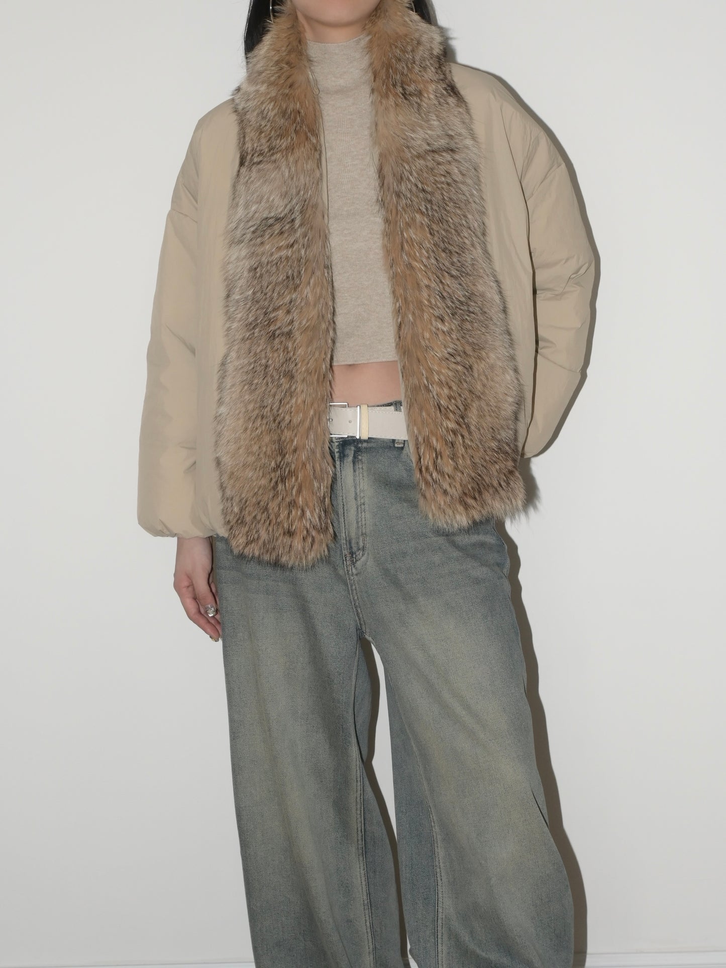 Coyote Trim Goose Down Parka