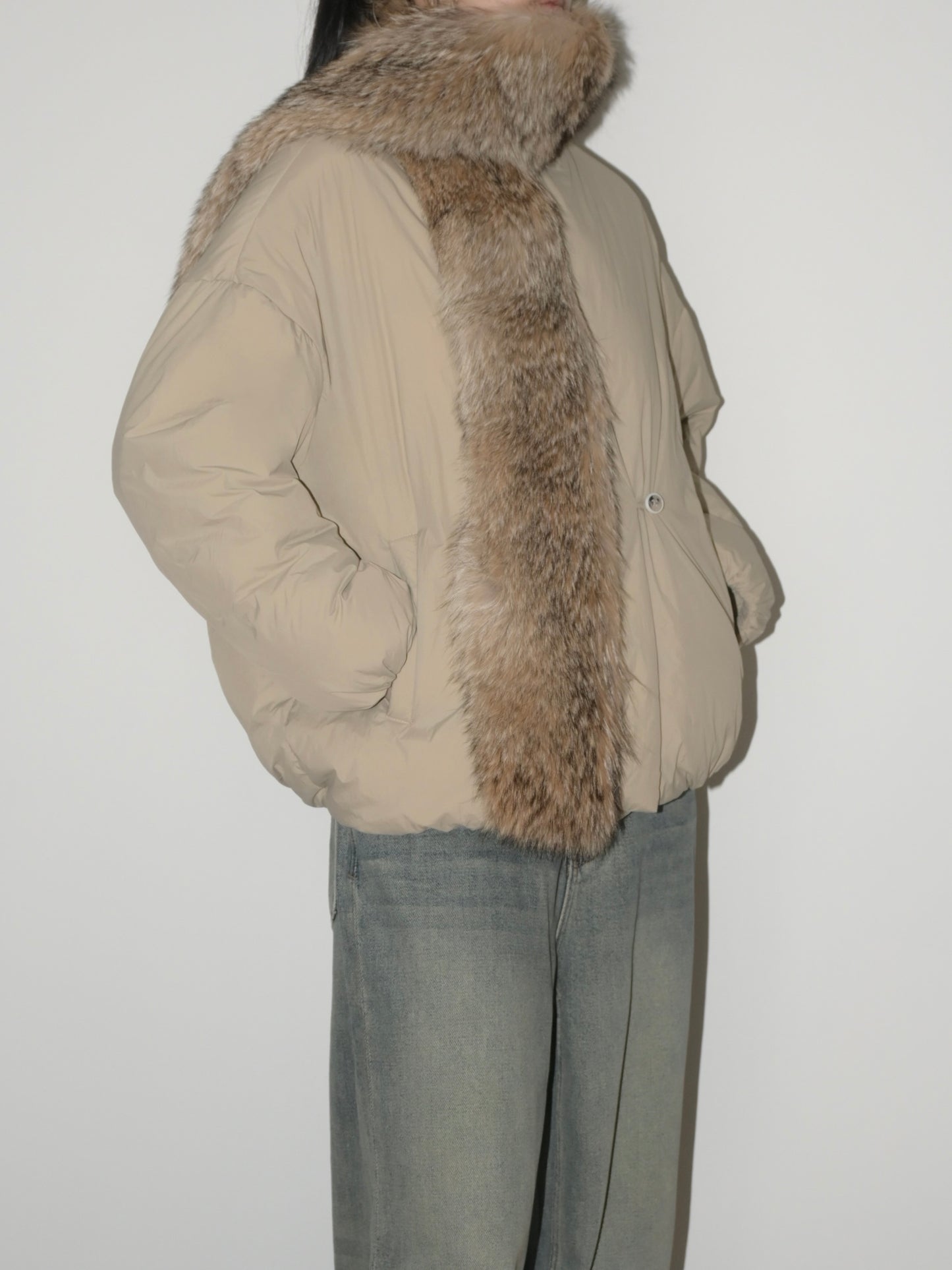 Coyote Trim Goose Down Parka