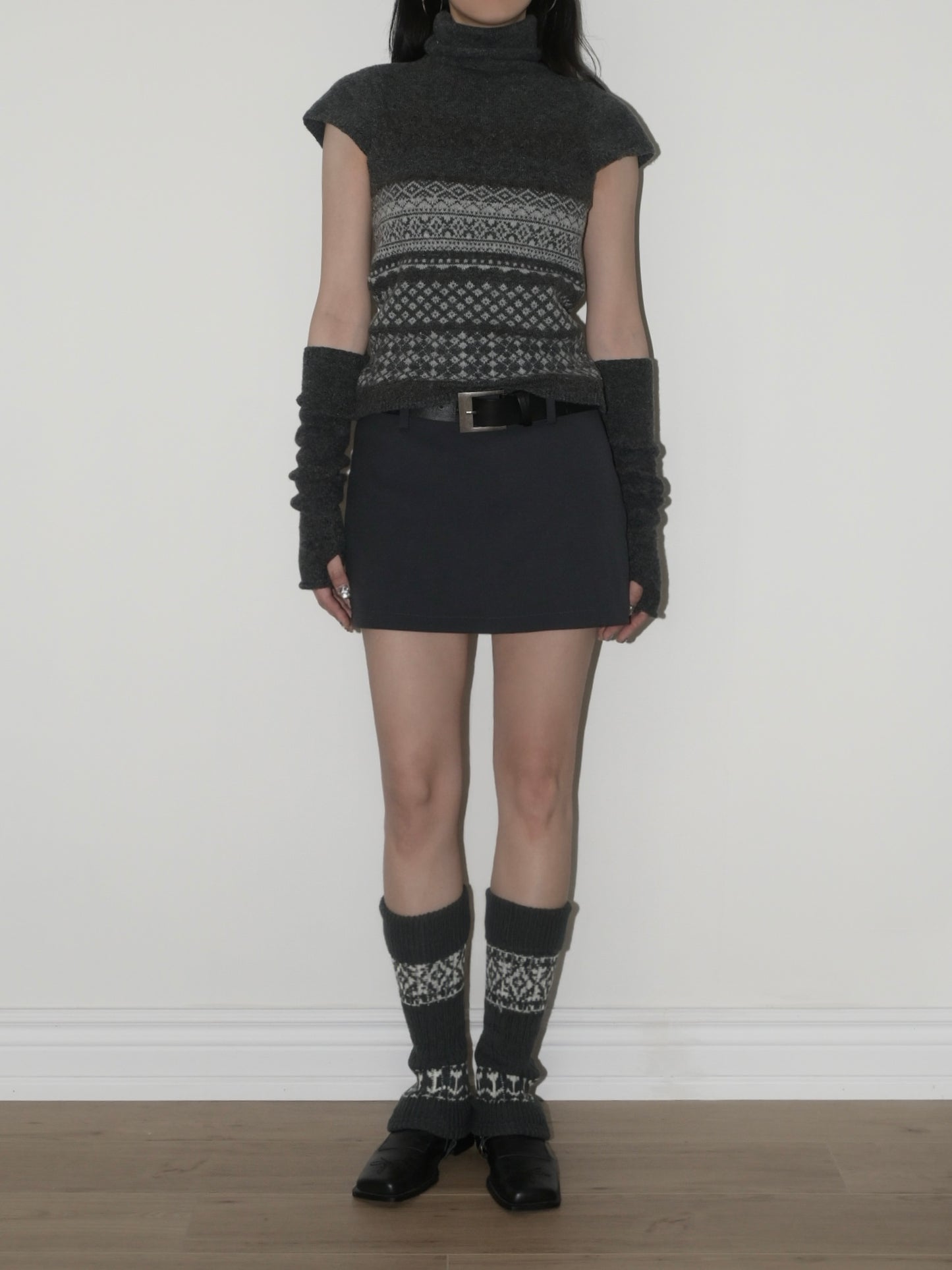 Fair Isle Turtleneck Sweater