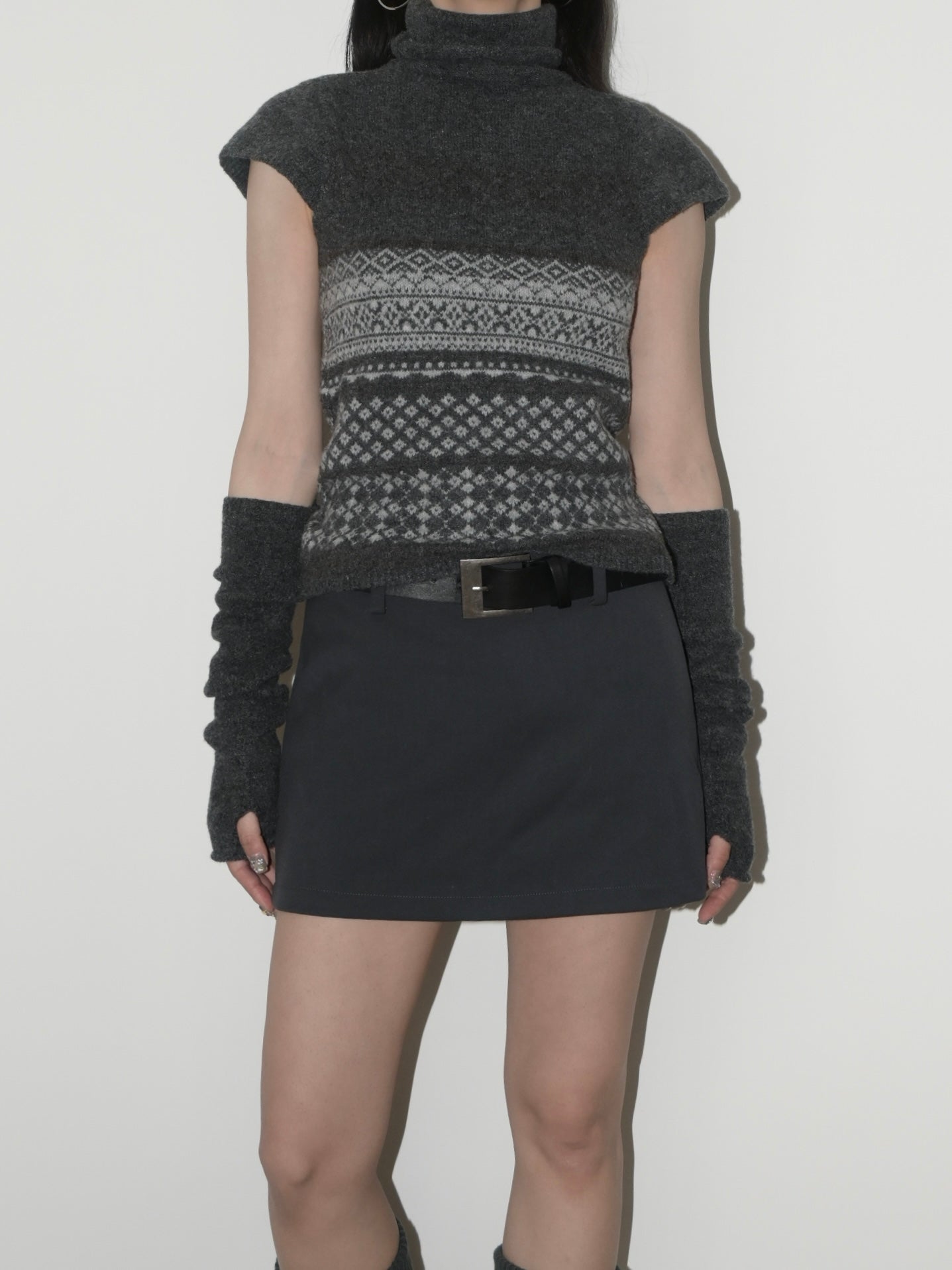 Fair Isle Turtleneck Sweater