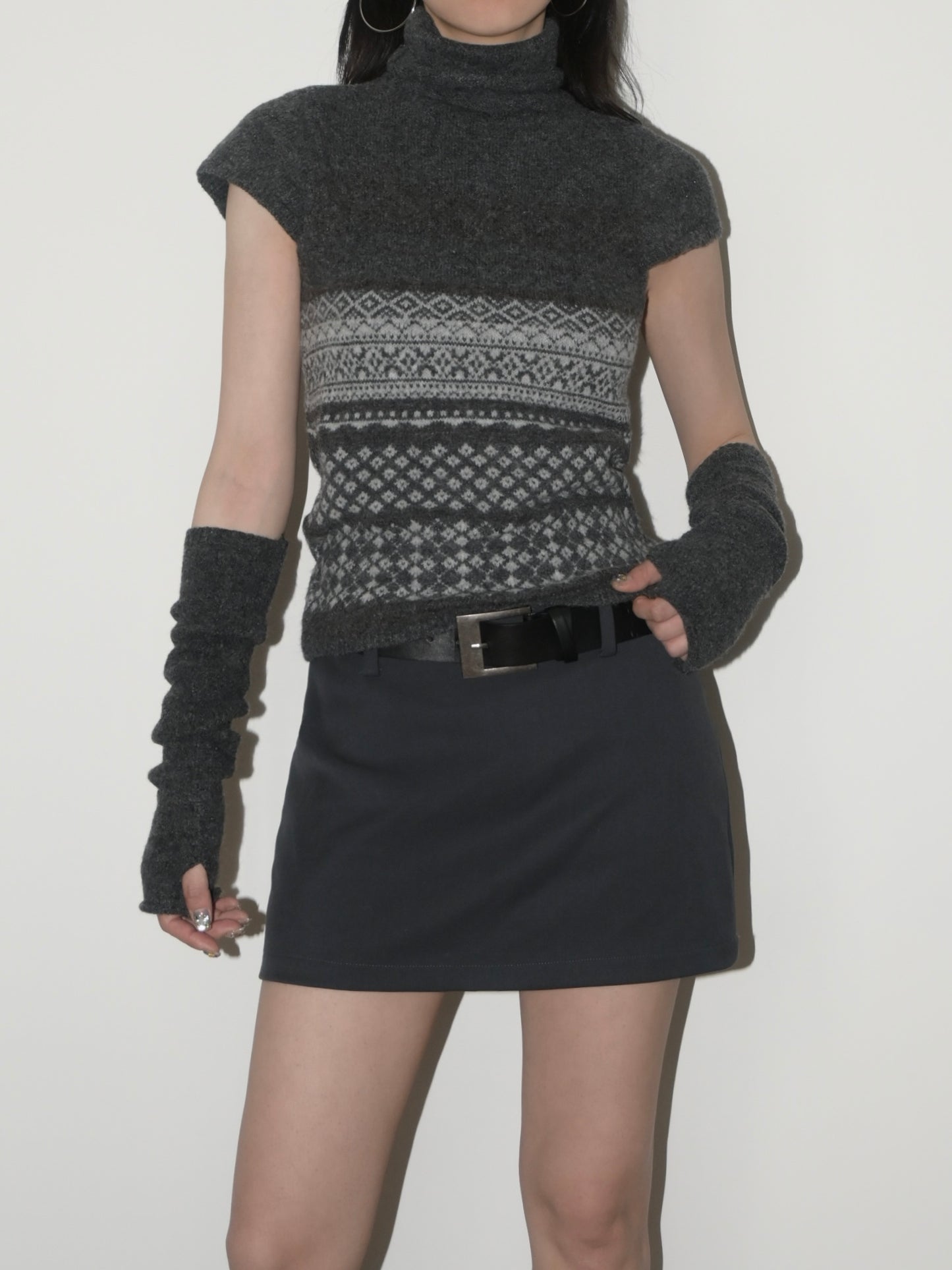 Fair Isle Turtleneck Sweater