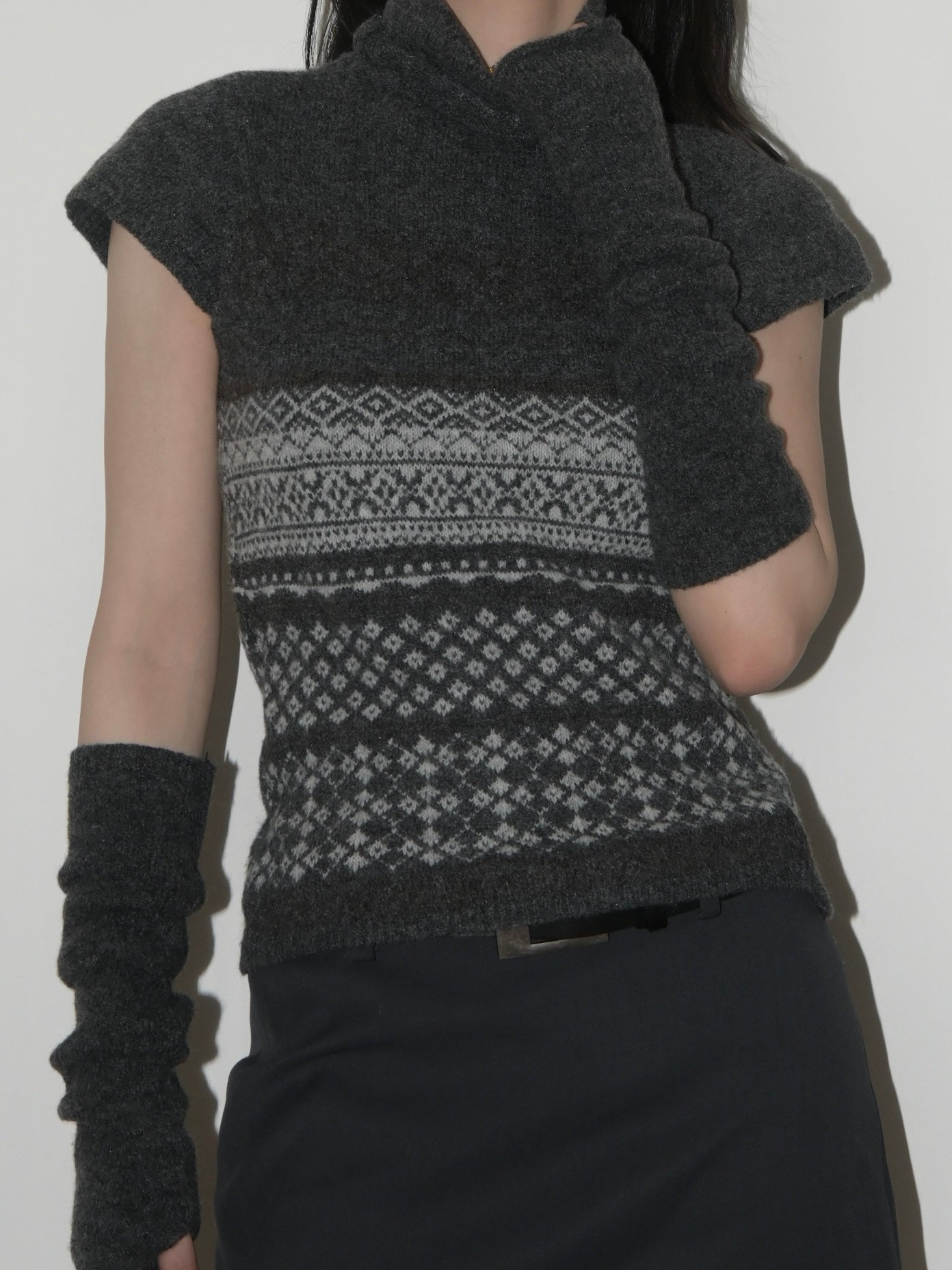 Fair Isle Turtleneck Sweater