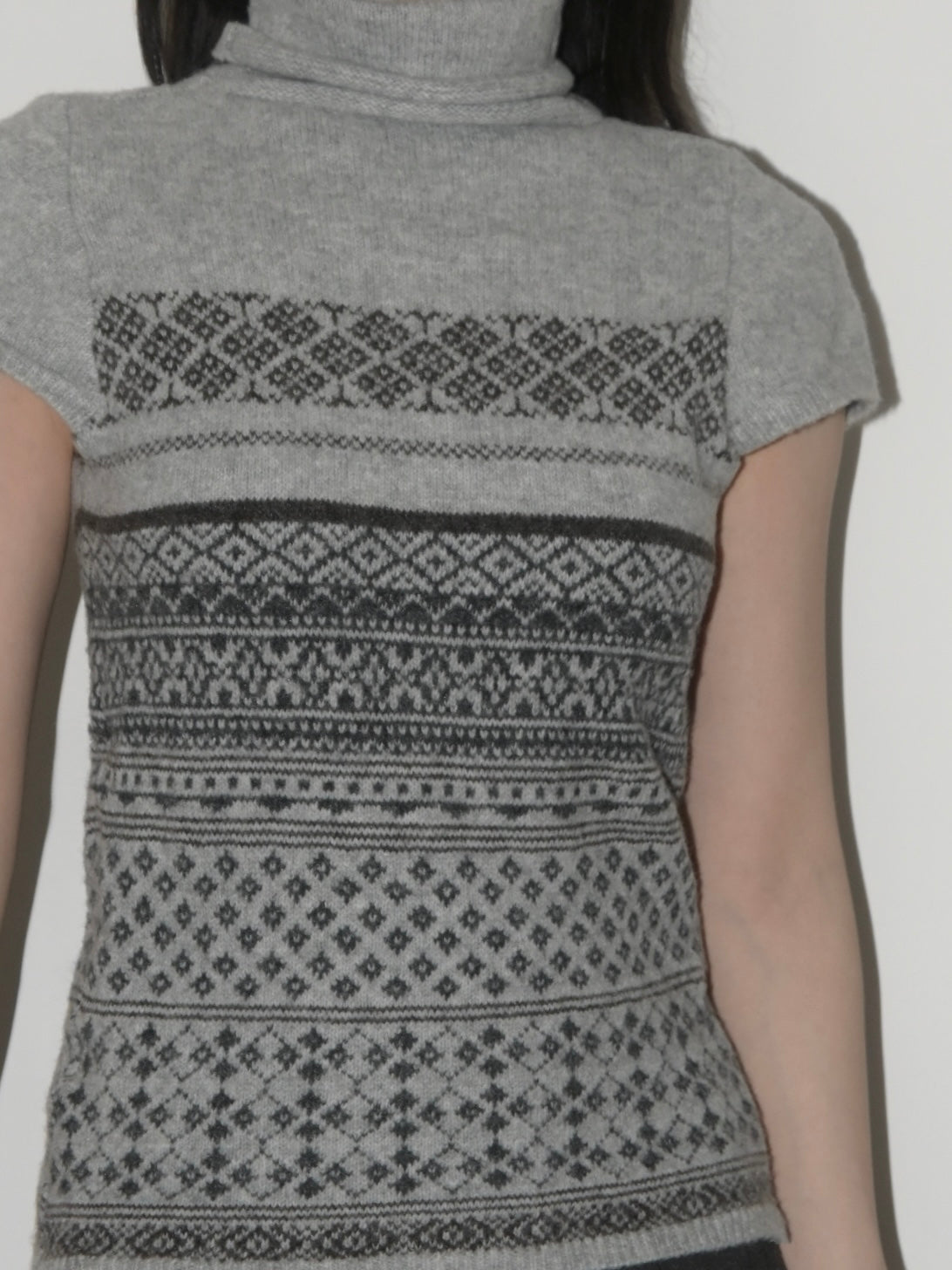 Fair Isle Turtleneck Sweater