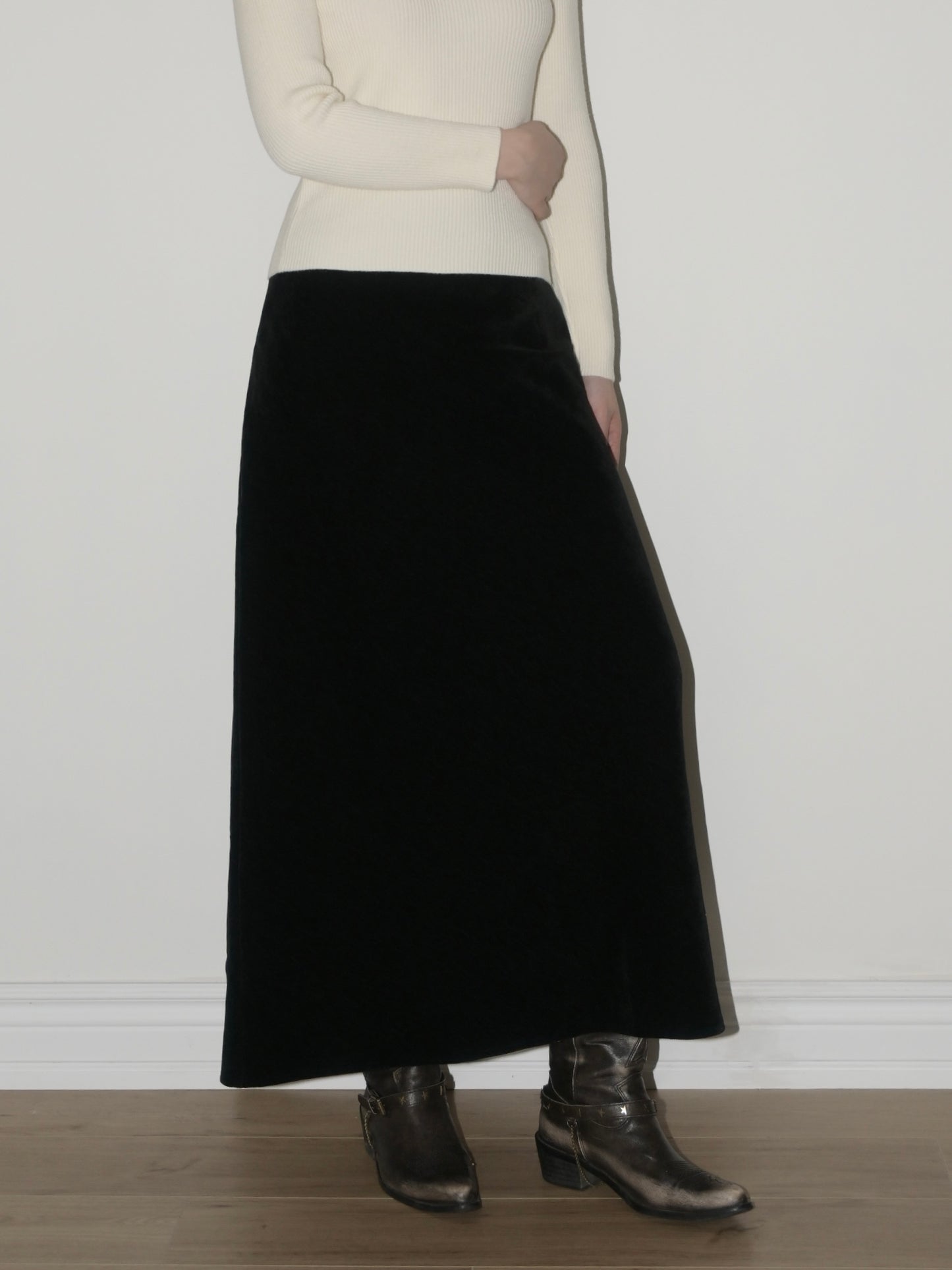 High-Rise Maxi Skirt