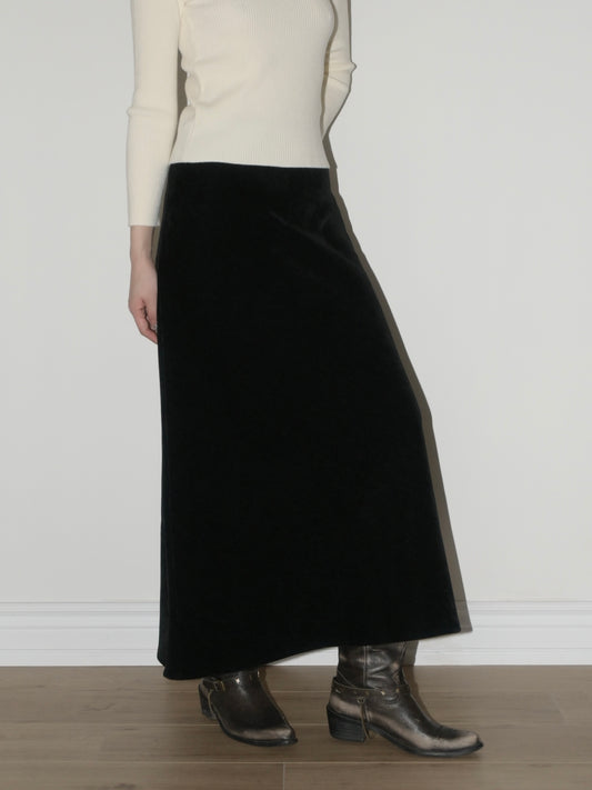 High-Rise Maxi Skirt