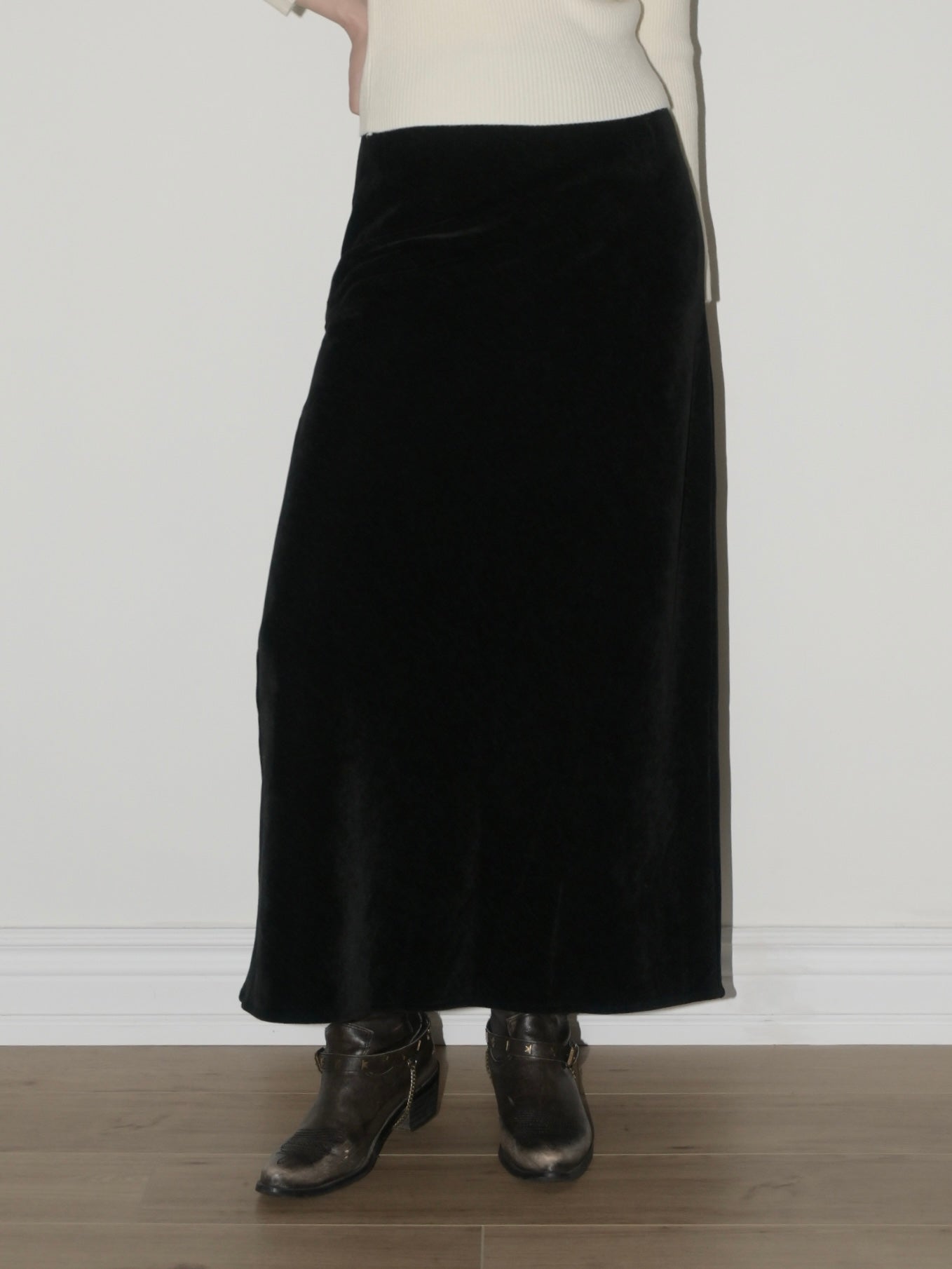 High-Rise Maxi Skirt