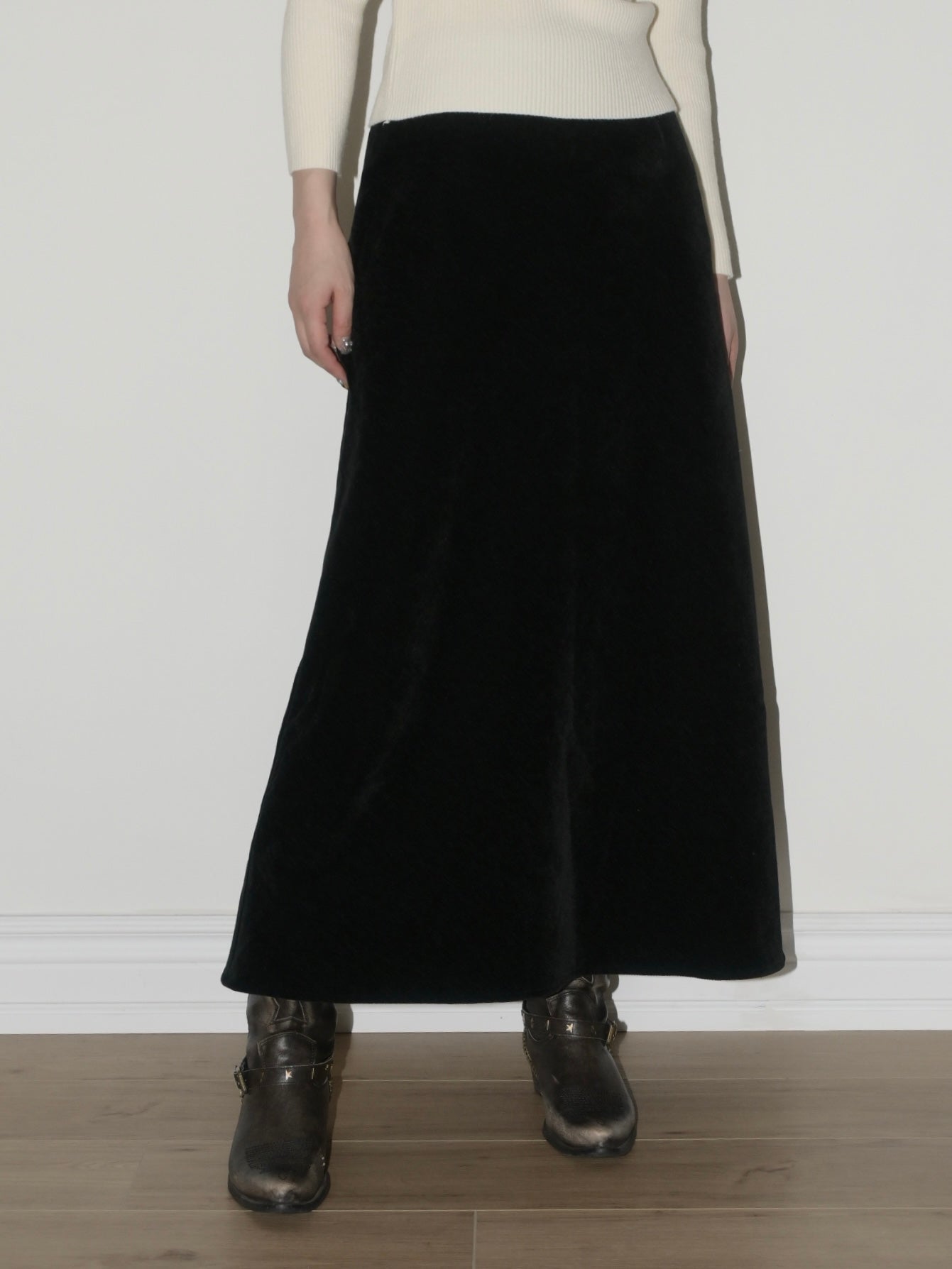 High-Rise Maxi Skirt