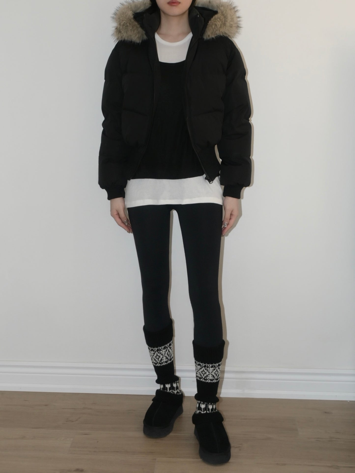 Cropped Puffer Jacket