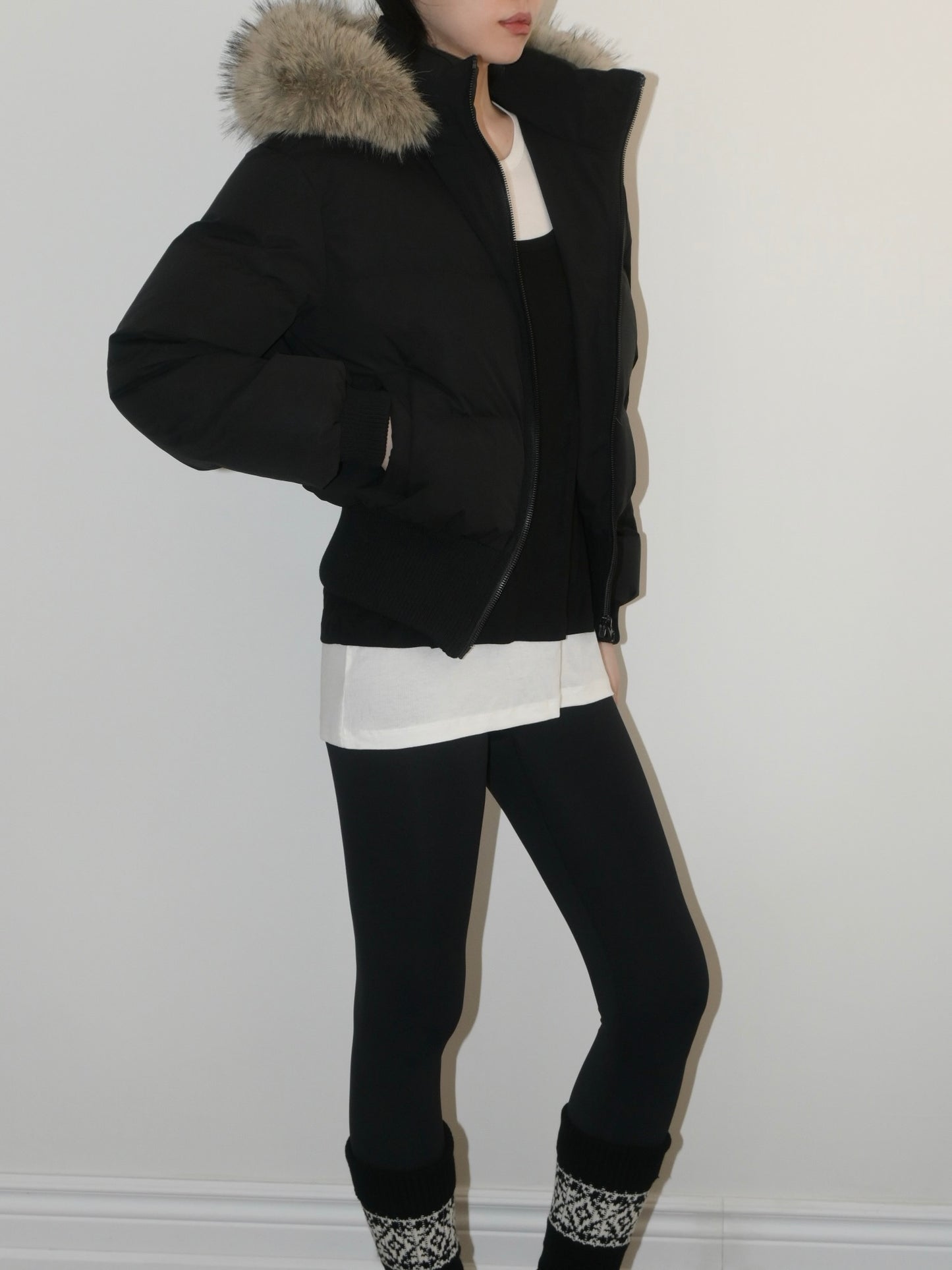 Cropped Puffer Jacket