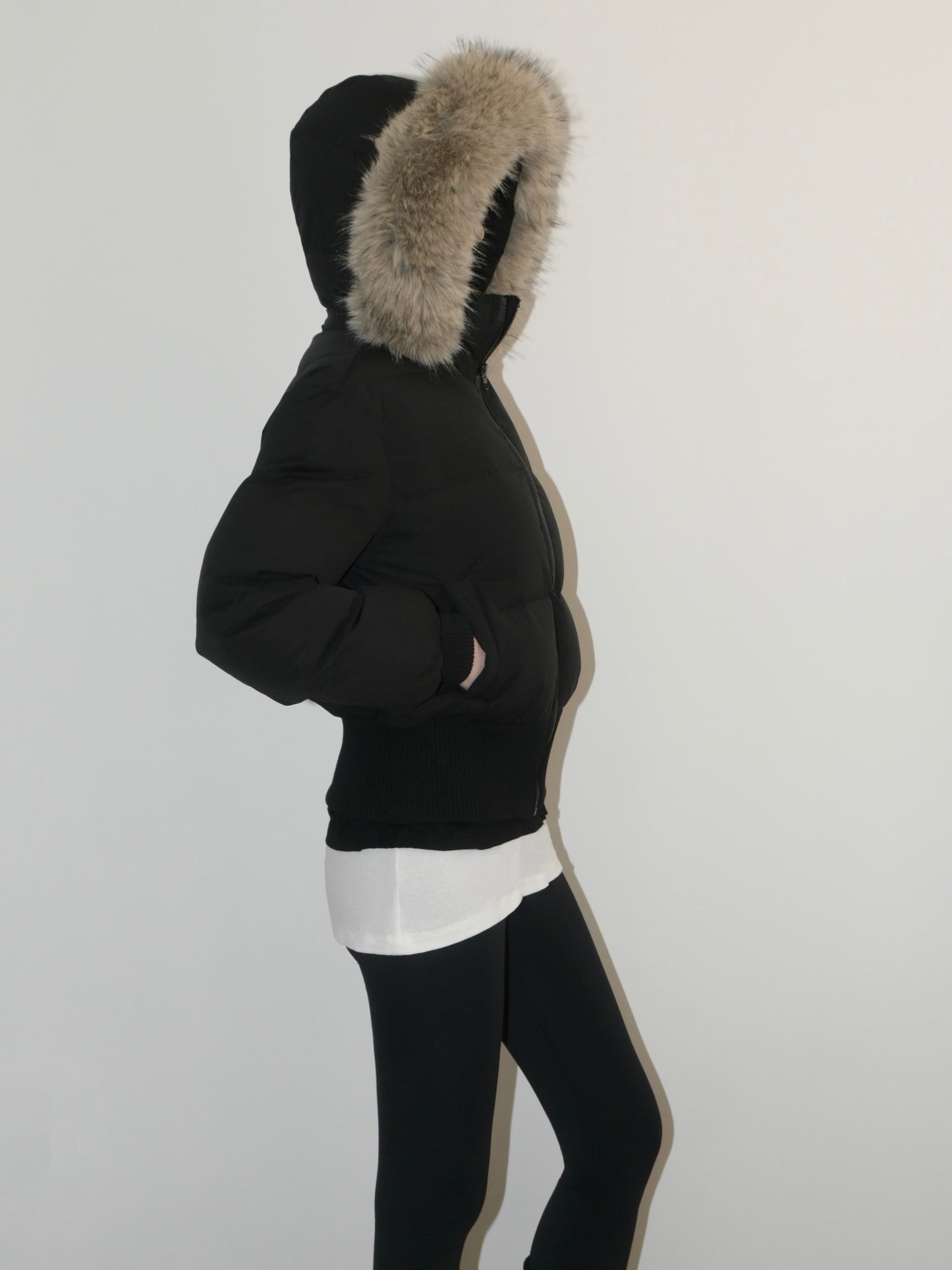 Cropped Puffer Jacket