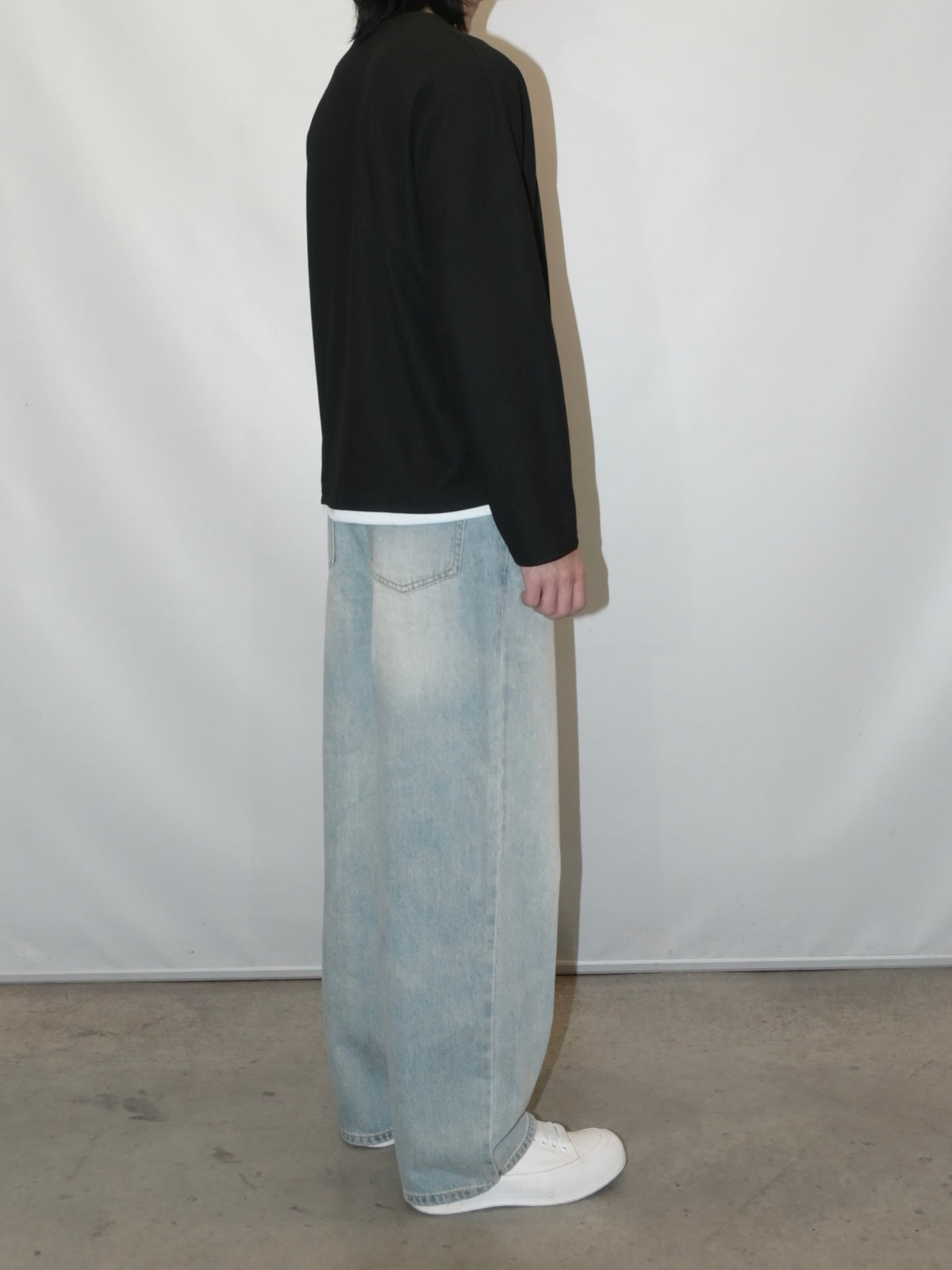 Waffle Knit Long Sleeve Top