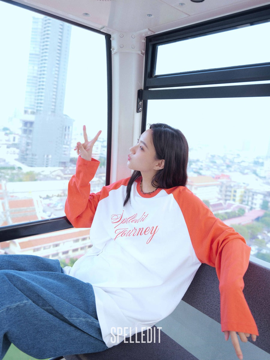 SPELLEDIT CALLIGRAPHY RAGLAN LONG SLEEVE