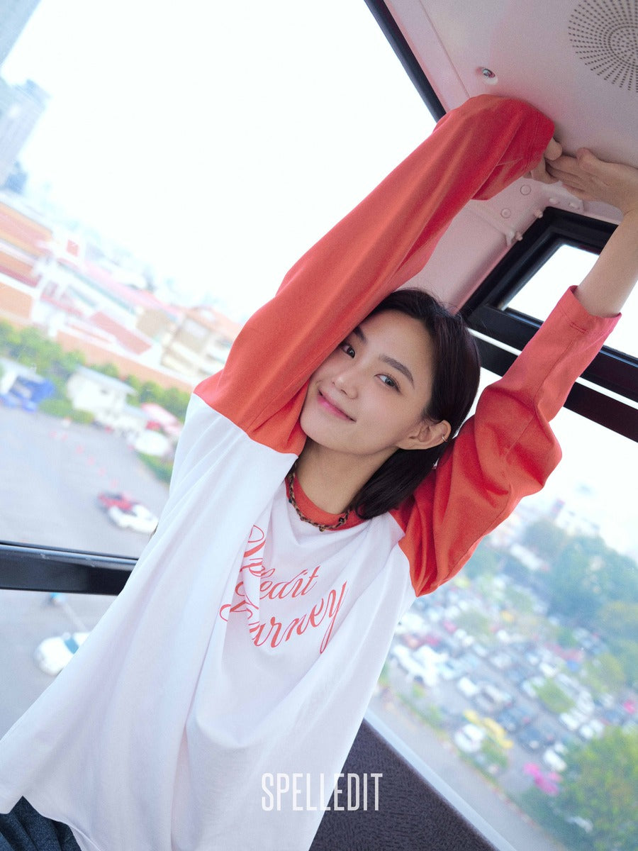 SPELLEDIT CALLIGRAPHY RAGLAN LONG SLEEVE