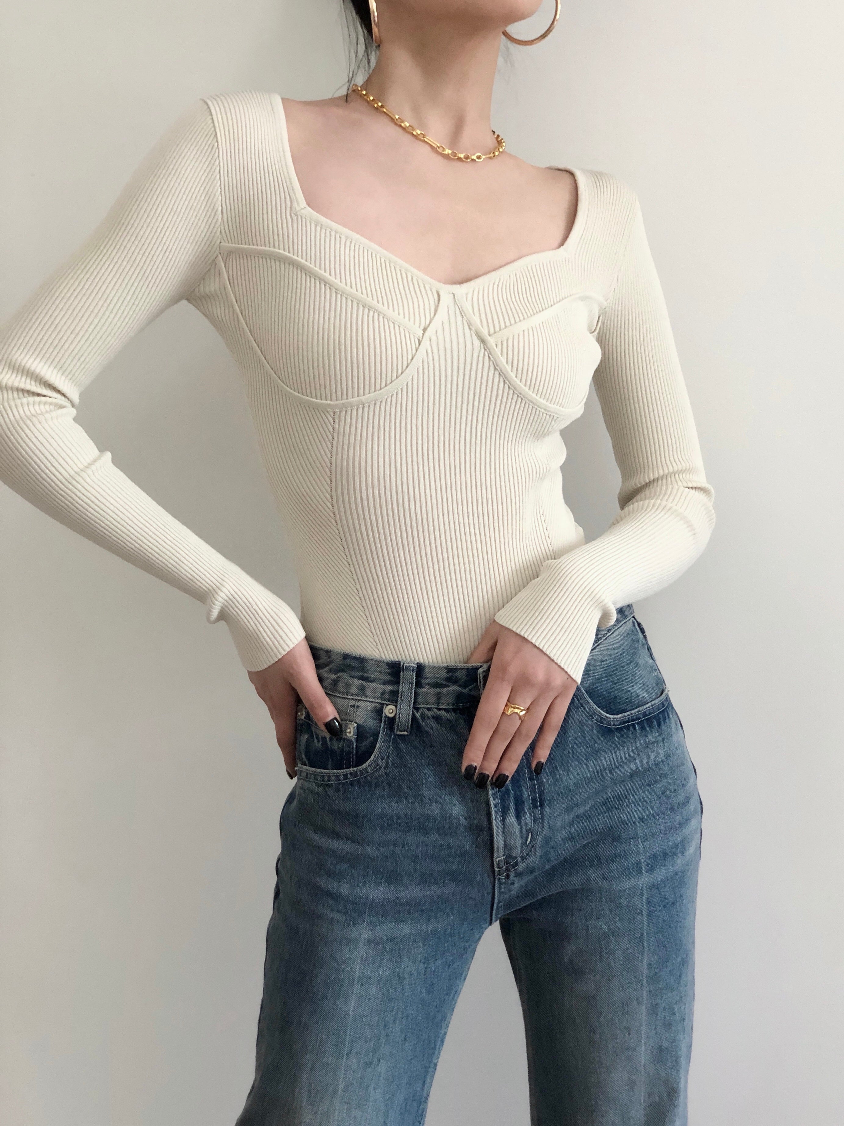 Contour Essential Bodysuit Ecru