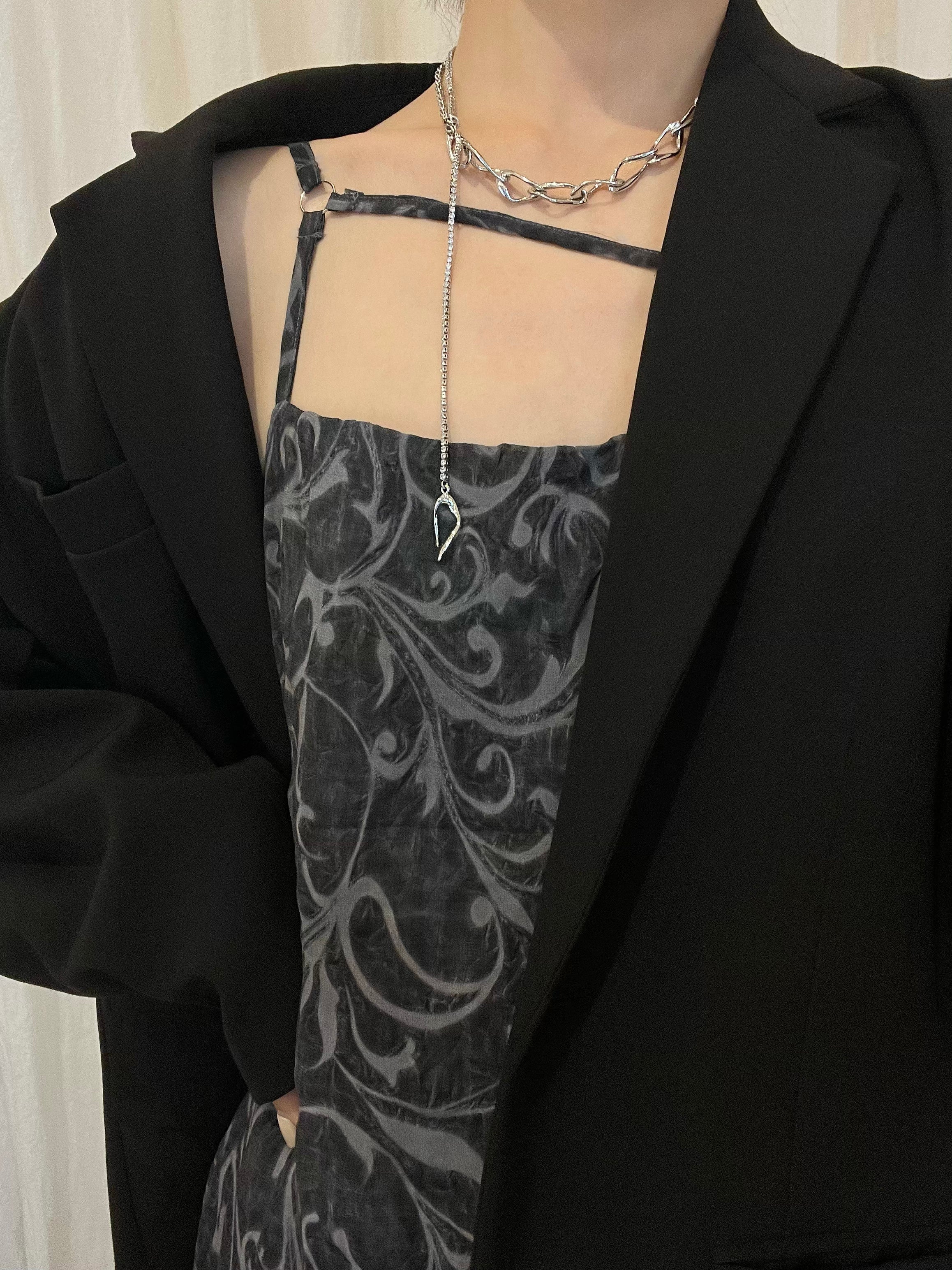 Amore A-Line Slip Black