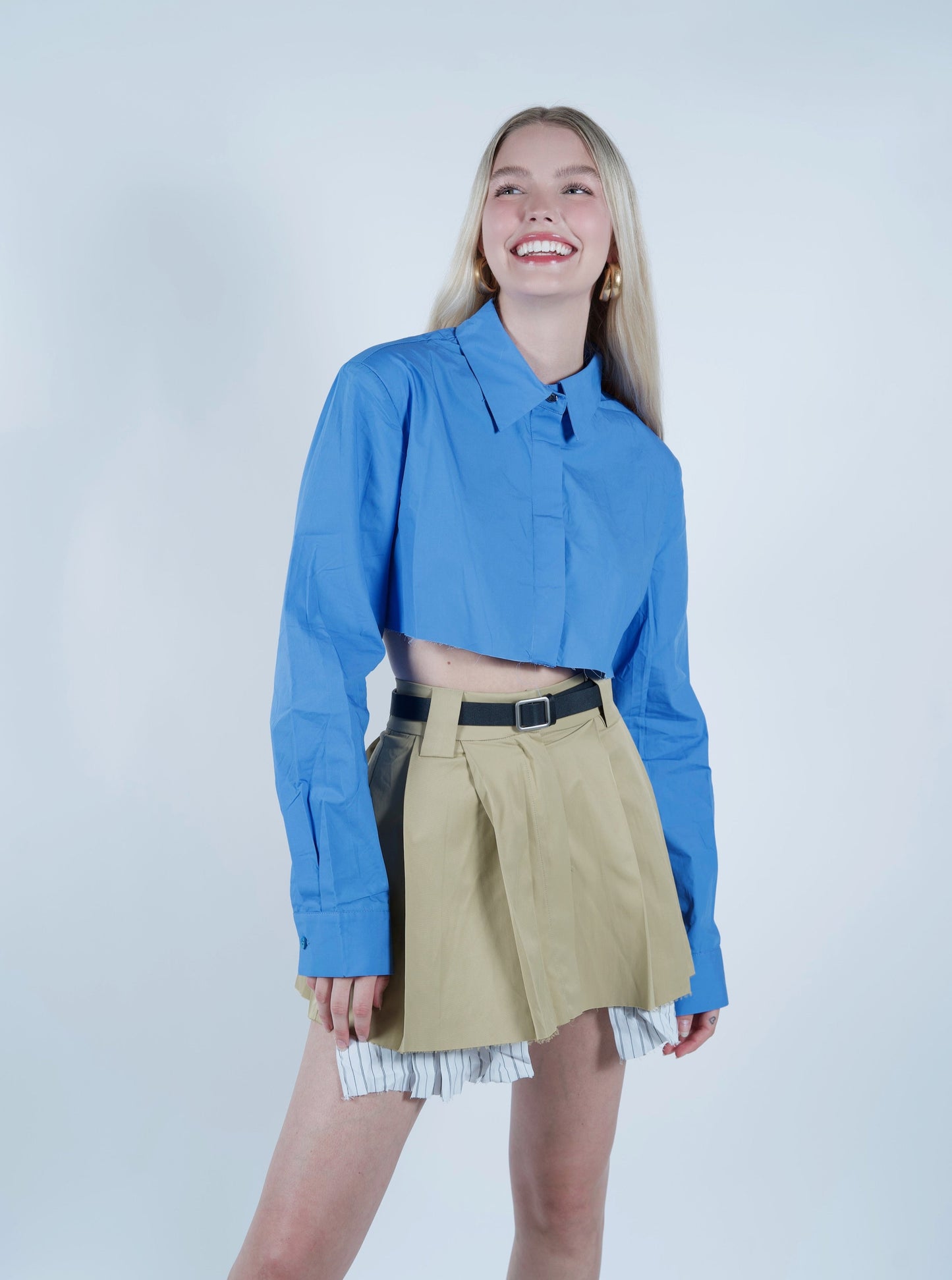 Bella Micro Skirt Taupe