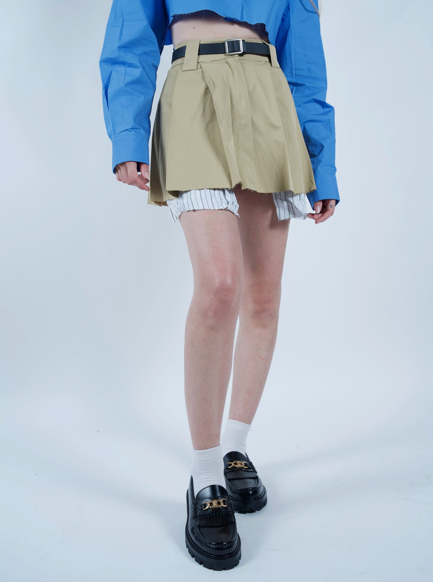 Bella Micro Skirt Taupe