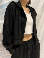 Load image into Gallery viewer, Chic Hoodie Set Top
