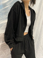 Load image into Gallery viewer, Chic Hoodie Set Top
