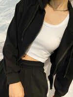 Load image into Gallery viewer, Chic Hoodie Set Top
