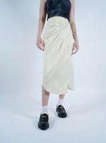 Load image into Gallery viewer, Maxi Slip Skirt Cream
