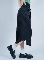 Load image into Gallery viewer, Maxi Slip Skirt Black
