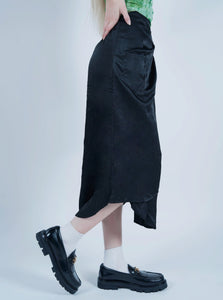 Maxi Slip Skirt Black