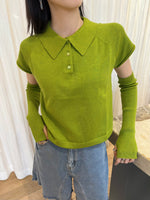 Load image into Gallery viewer, Two Piece Polo Green
