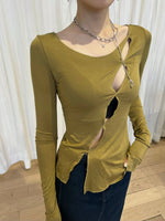 Load image into Gallery viewer, Camilla Top Olive
