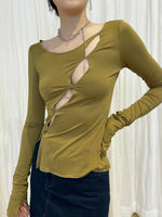 Load image into Gallery viewer, Camilla Top Olive
