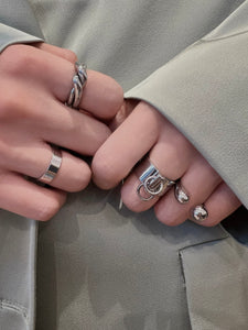 Oval Drop Ring