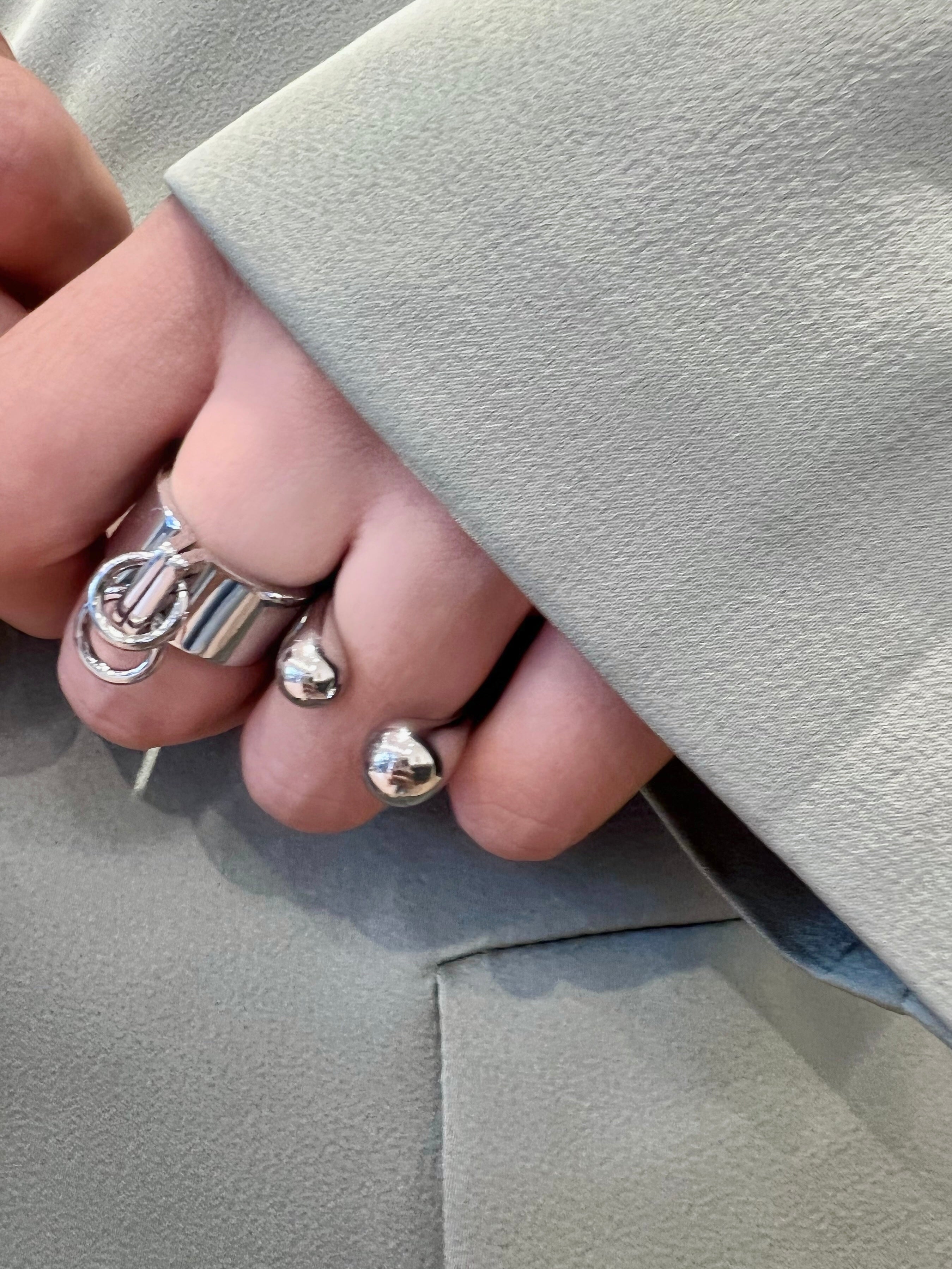 Oval Drop Ring