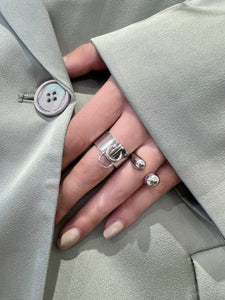 Oval Drop Ring