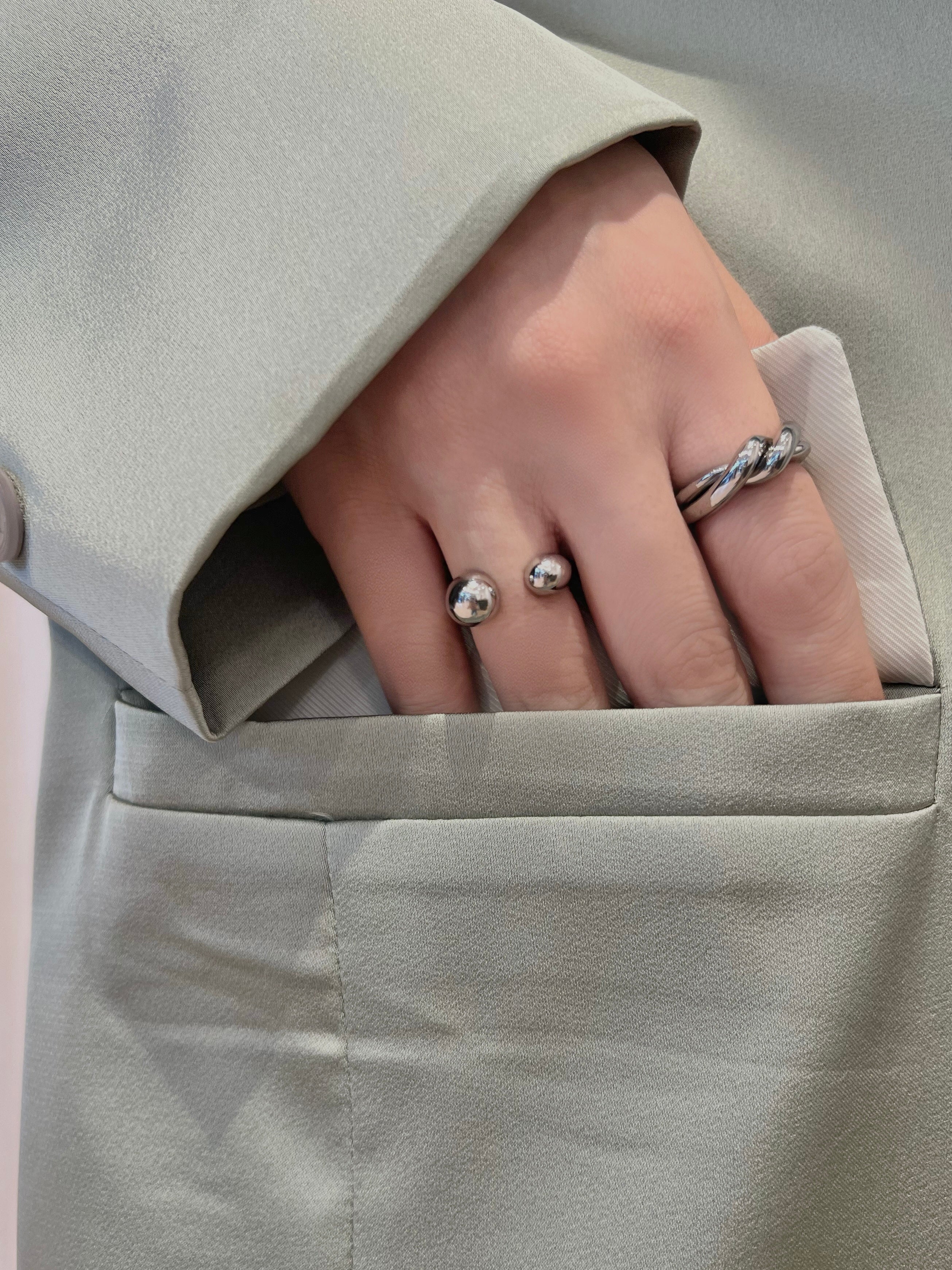 Oval Drop Ring