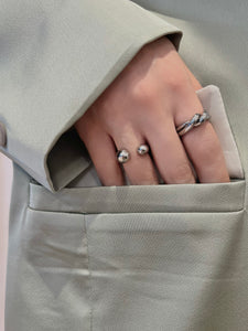 Oval Drop Ring