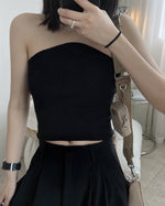 Load image into Gallery viewer, A-Styled Tube Top Black
