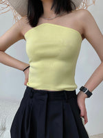 Load image into Gallery viewer, A-Styled Tube Top Yellow

