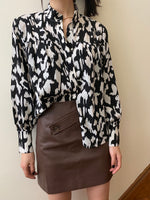 Load image into Gallery viewer, Vegan Leather Skirt Cocoa Brown
