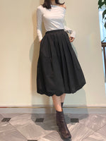 Load image into Gallery viewer, The Champs-Élysées Skirt Black
