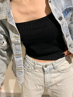Load image into Gallery viewer, Knit Tank Black
