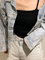 Load image into Gallery viewer, Knit Tank Black
