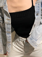 Load image into Gallery viewer, Knit Tank Black
