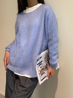Load image into Gallery viewer, Le Brunch Sweater Baby Blue
