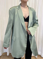 Load image into Gallery viewer, Satin Relaxed Blazer
