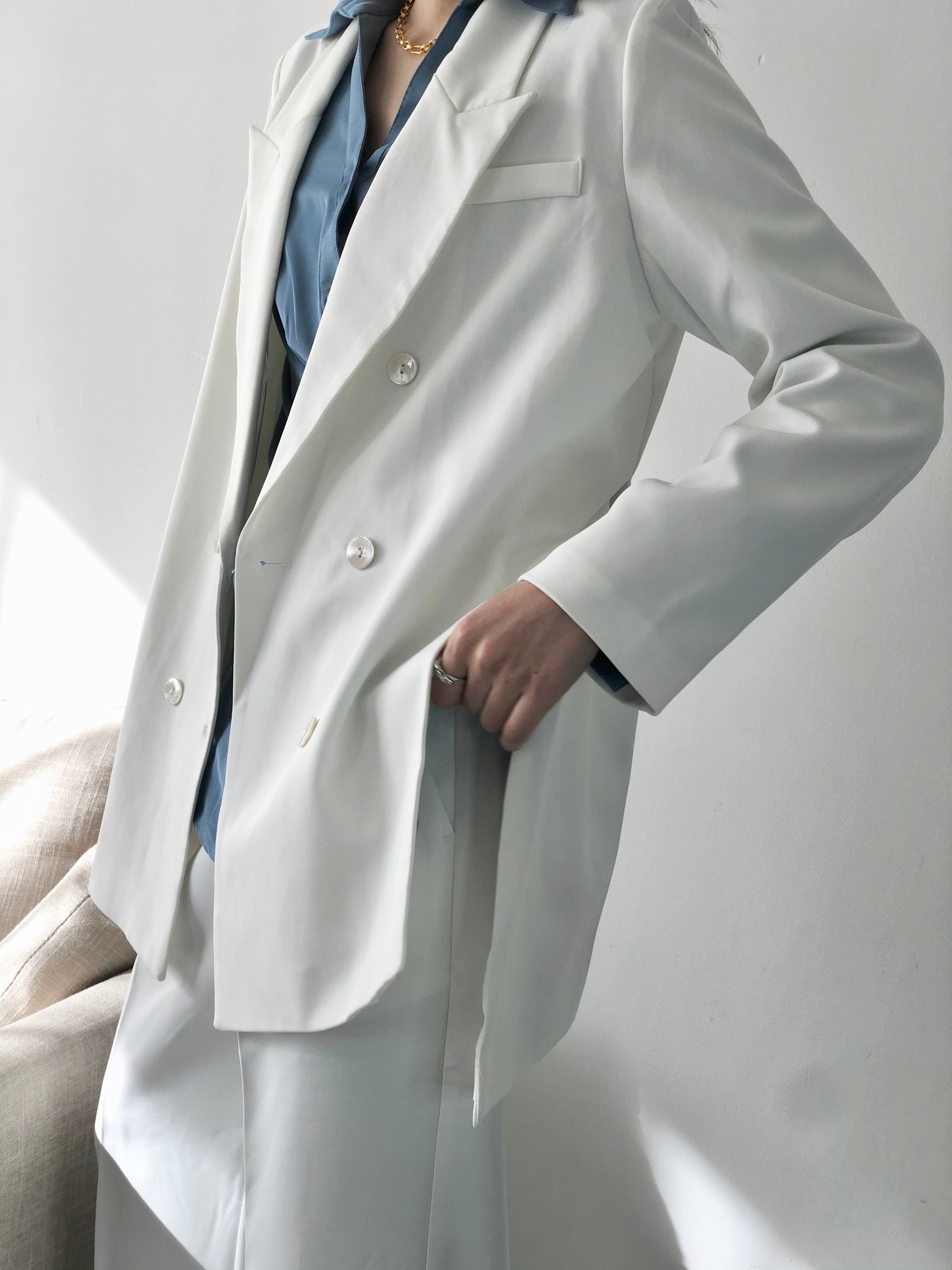 Monaco Blazer White