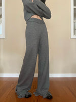 Load image into Gallery viewer, Tessa Knit Trousers Grey
